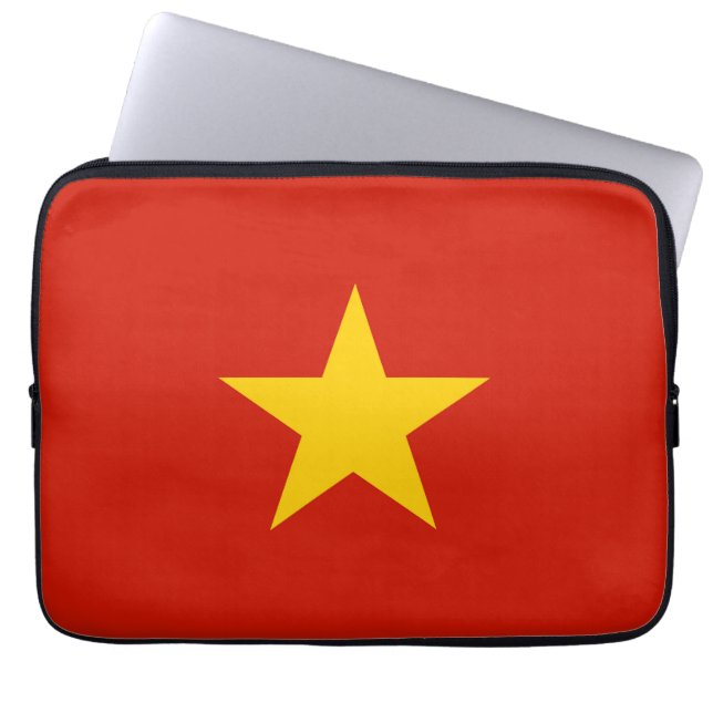 Vietnam flag laptop sleeve (Front)