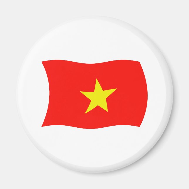 Vietnam Flag Magnet (Front)