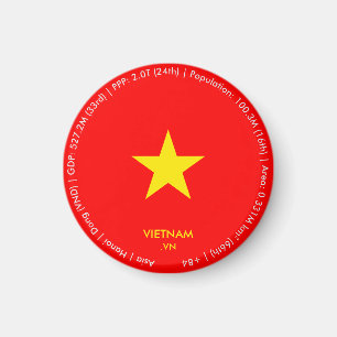 Vietnam Flag Magnet