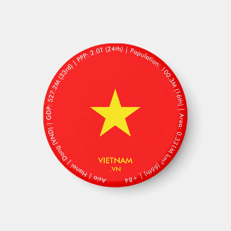 Vietnam Flag Magnet