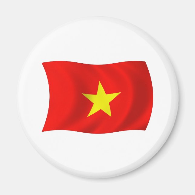 Vietnam Flag Magnet (Front)