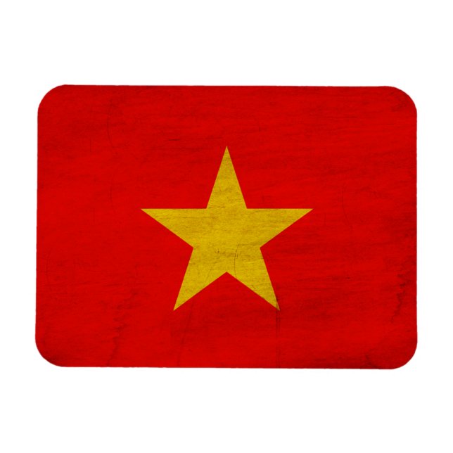 Vietnam Flag Magnet (Horizontal)