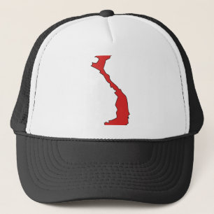 Vietnam flag map trucker hat