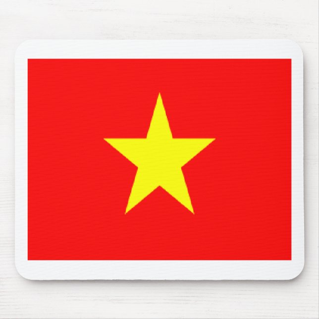 vietnam flag mouse pad (Front)