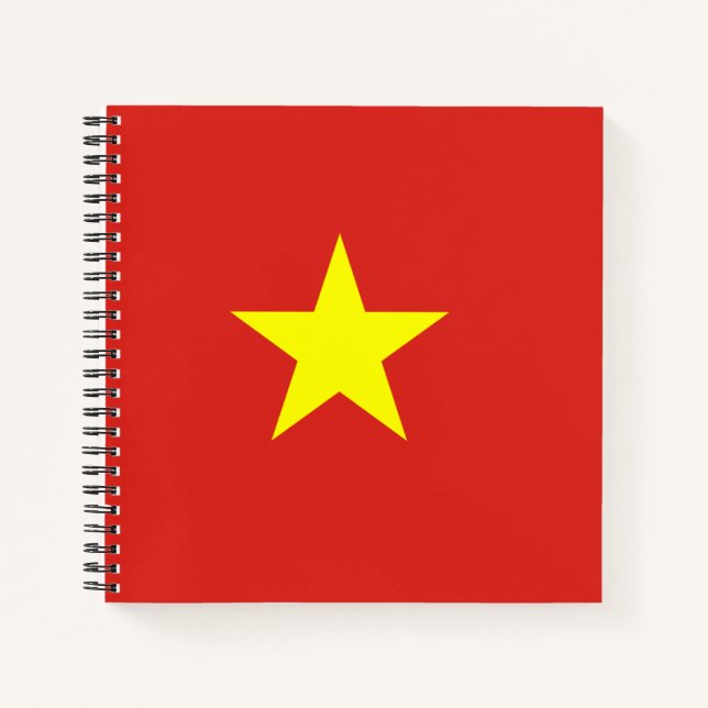 Vietnam flag notebook (Front)