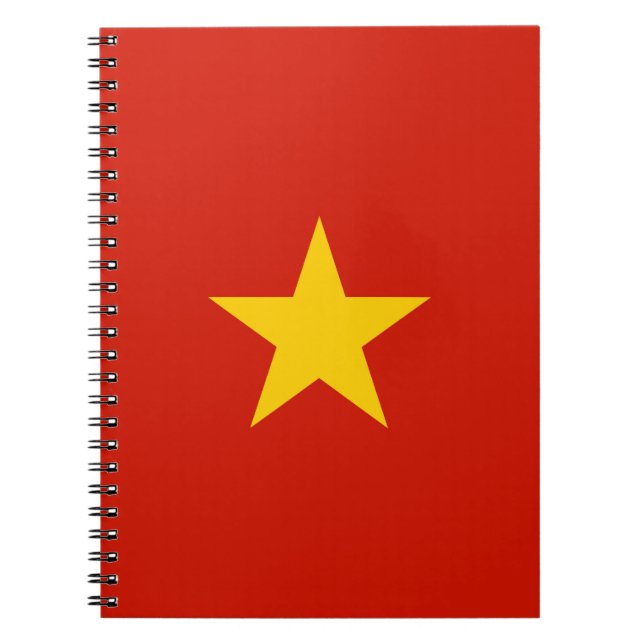 Vietnam flag notebook (Front)