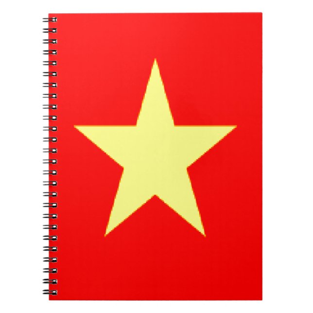 vietnam flag notebook (Front)