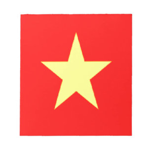 vietnam flag notepad