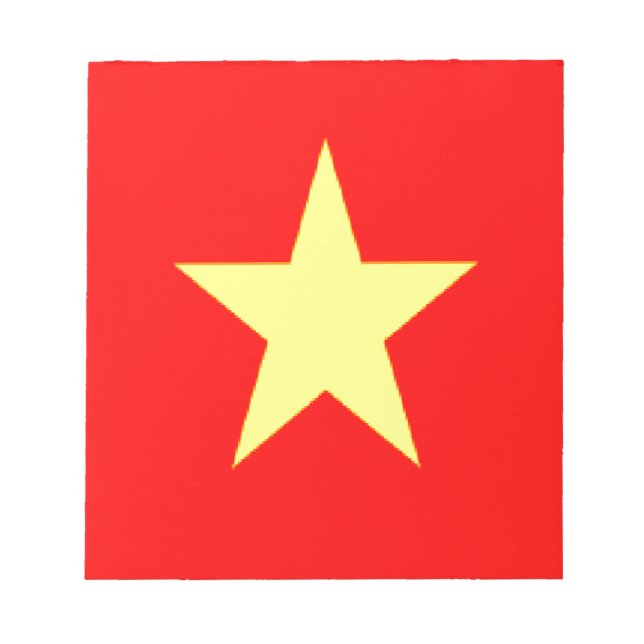 vietnam flag notepad (Front)