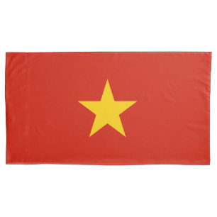 Vietnam flag pillowcase