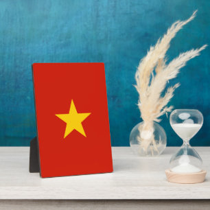 Vietnam flag plaque