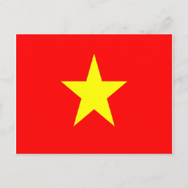vietnam flag postcard (Front)