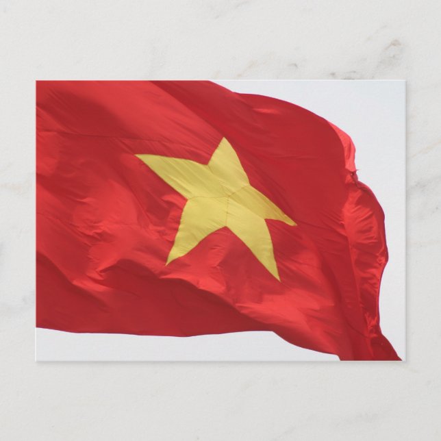 vietnam flag postcard (Front)