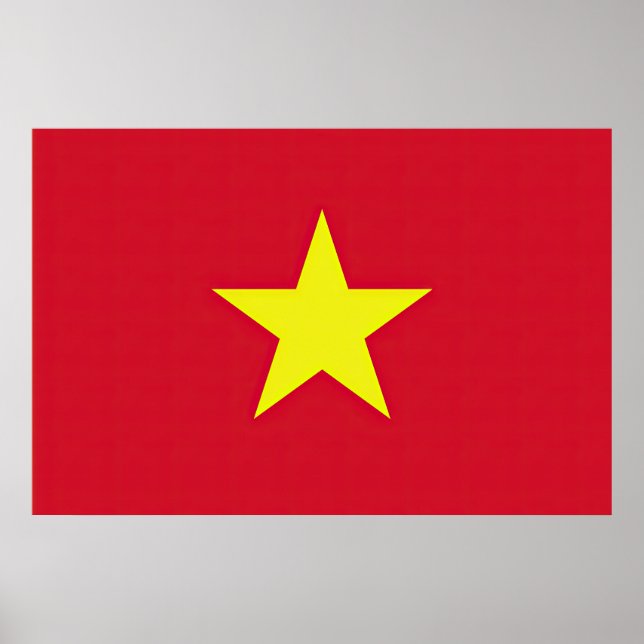 Vietnam flag poster (Front)