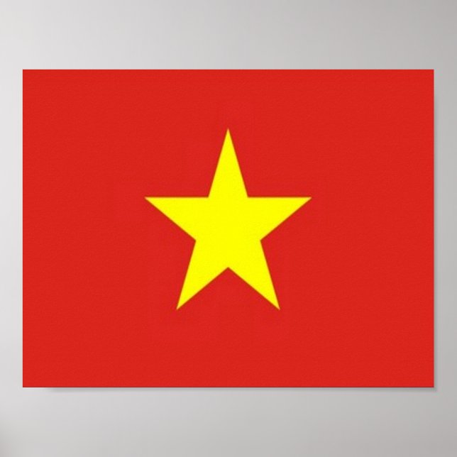 Vietnam - Flag - Poster (Front)
