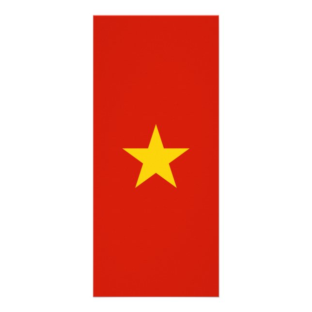 Vietnam flag rack card (Front)