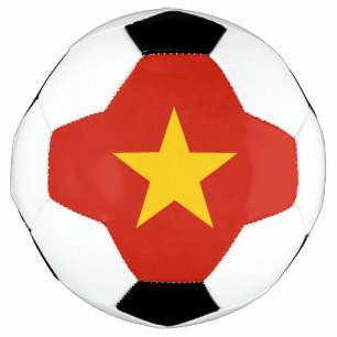 Vietnam flag soccer ball