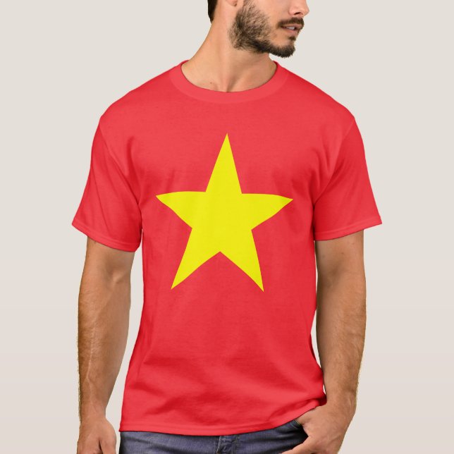 Vietnam Flag Star T-Shirt (Front)