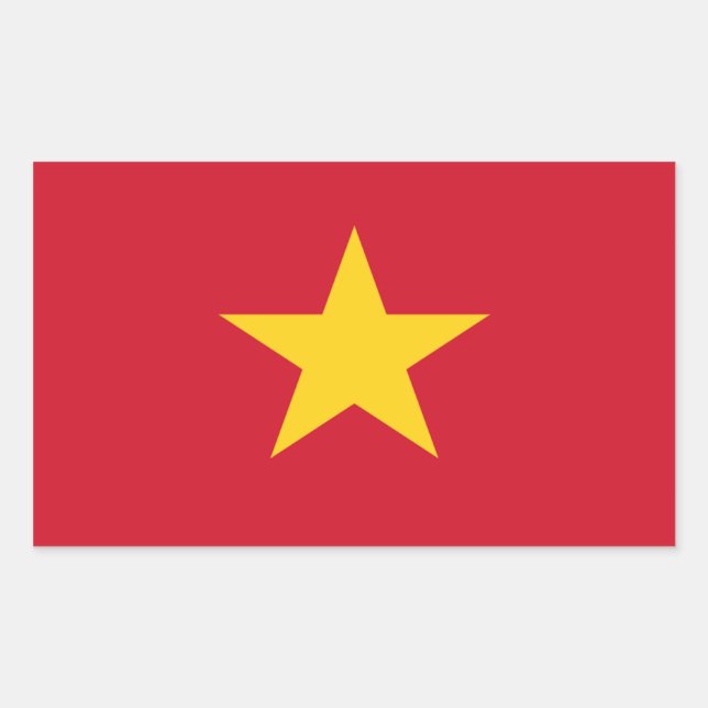 Vietnam Flag Sticker (Front)
