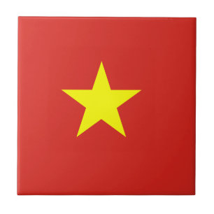 Vietnam flag tile