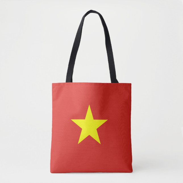 Vietnam flag tote bag (Front)