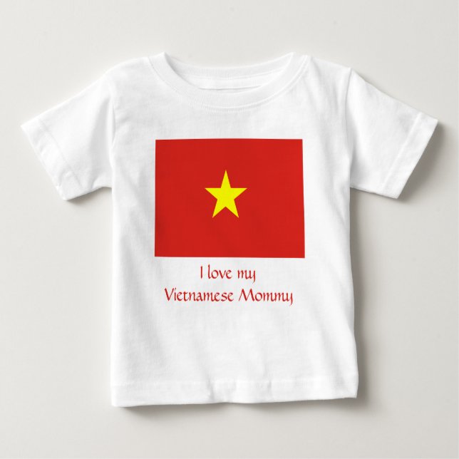 Vietnam flag Vietnamese star Baby T-Shirt (Front)