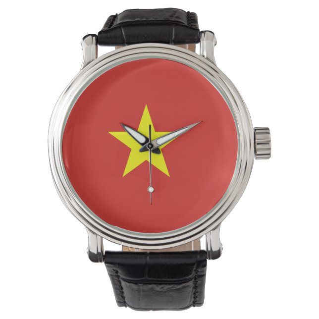 Vietnam flag watch (Front)