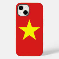 Vietnam Flag yellow Star Iphone case