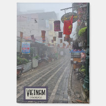 Vietnam Foggy Street, Customisable Date