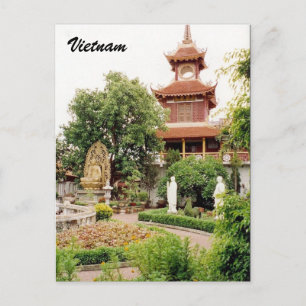 vietnam garden postcard