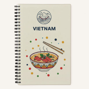 Vietnam Heritage & Culinary Travel Photo Archive Notebook