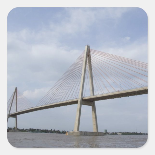 Vietnam, Ho Chi Minh City aka Saigon). Delta Square Sticker (Front)