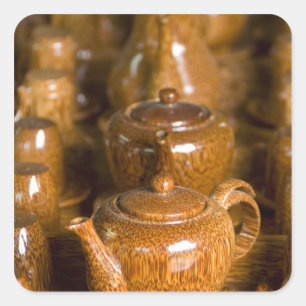 Vietnam, Ho Chi Minh City aka Saigon). Thoi Square Sticker