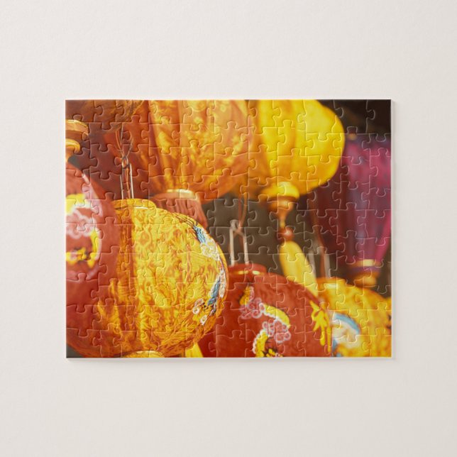 Vietnam, Hoi An Large lanterns, souvenirs Jigsaw Puzzle (Horizontal)