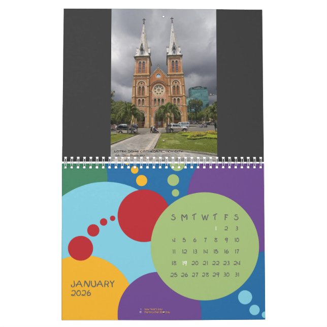 VIETNAM IN PICTURES 2010 CALENDAR (Jan 2026)