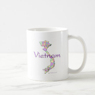 Vietnam Map Coffee Mug