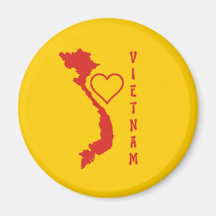 Vietnam Map Magnet