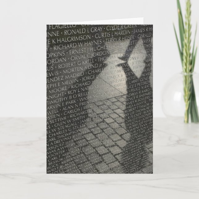 Vietnam Memorial Card (Front)