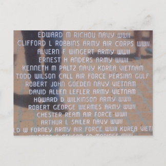 Vietnam Memorial Postcard