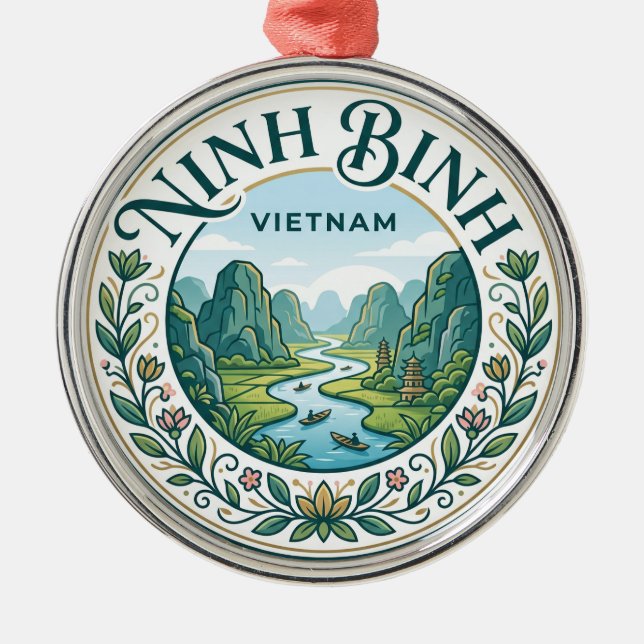 Vietnam Metal Ornament (Front)