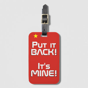 Vietnam National Flag Funny Patriotic Luggage Tag