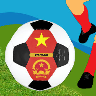 Vietnam Personalised, Flag, Photo Soccer Ball