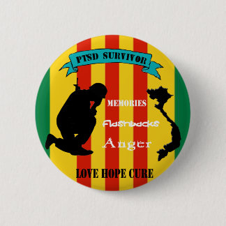 Vietnam PTSD Survivor Pin