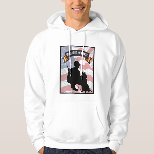 Vietnam Scout Dog Handler Hoodie (Front)