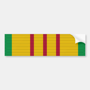 Vietnam Service Medal ribbon Bumper Sticker