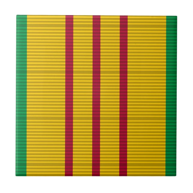 Vietnam Service Medal ribbon Ceramic Tile (Front)