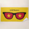 VIETNAM Shades custom text beach towel