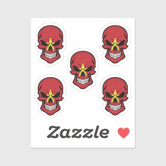 Vietnam Smiling Skull Flag (Sheet)