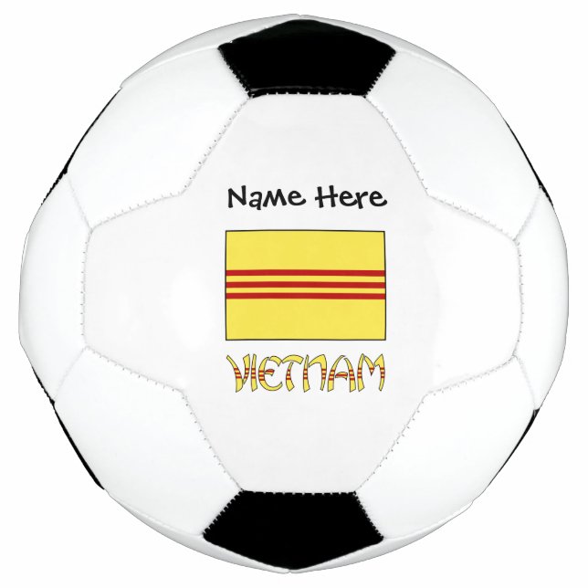 Vietnam South Vietnamese Flag Personalised  Soccer Ball (Front)