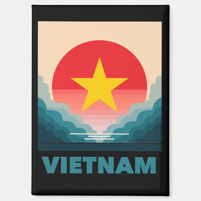Vietnam Southeast Asia Magnet (Front)